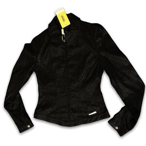 Versace Jeans Couture Black Jean Jacket Size XS